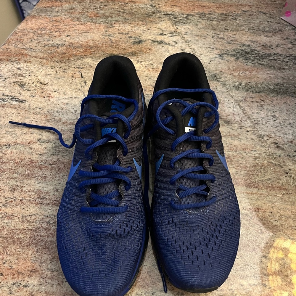 Nike Air Max 2017 Men's Black/Blue Running Shoes